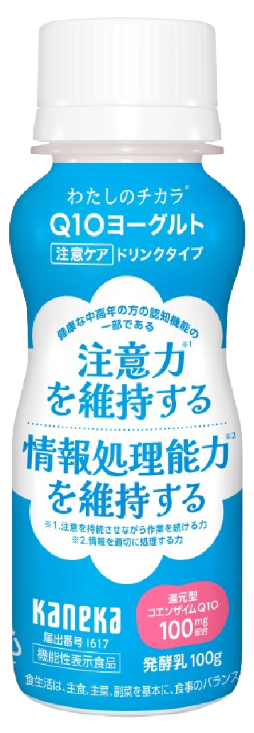 わたしのチカラ®Q10ヨーグルト　注意ケアドリンクタイプの製品画像